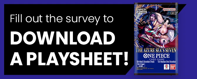 Fill out the survey to DOWNLOAD A PLAYSHEET!