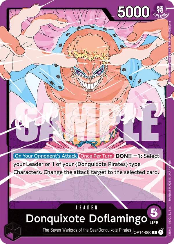 Card image of OP14-060 Donquixote Doflamingo