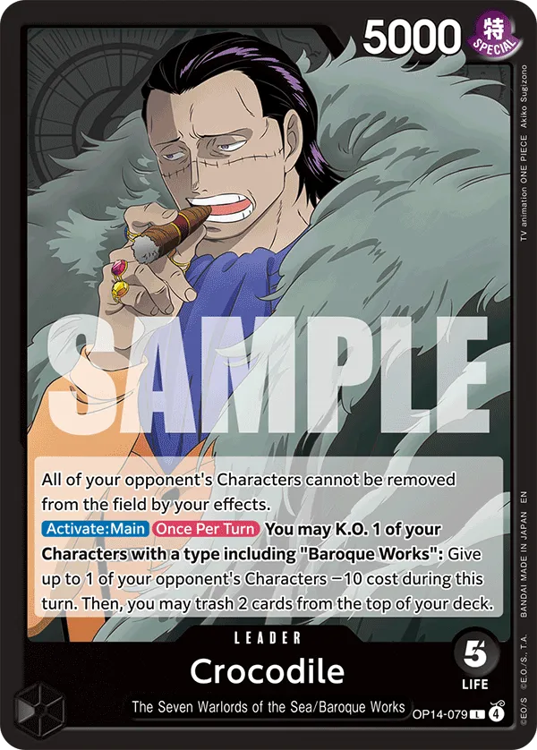 Card image of OP14-079 Crocodile