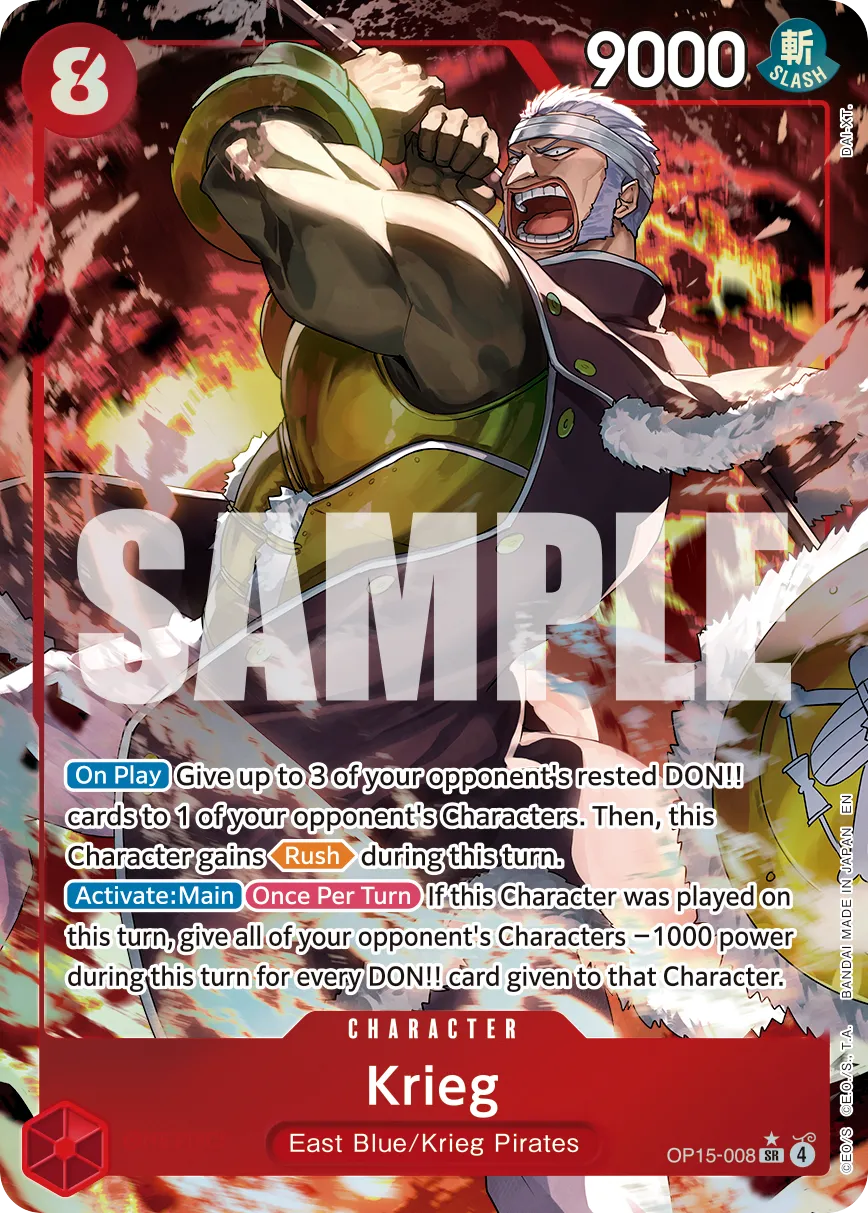 Card image of OP15-008 Krieg