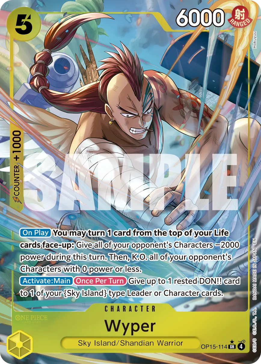 Card image of OP15-114 Wyper