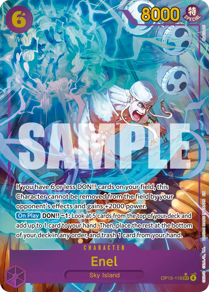 Card image of OP15-118 Enel