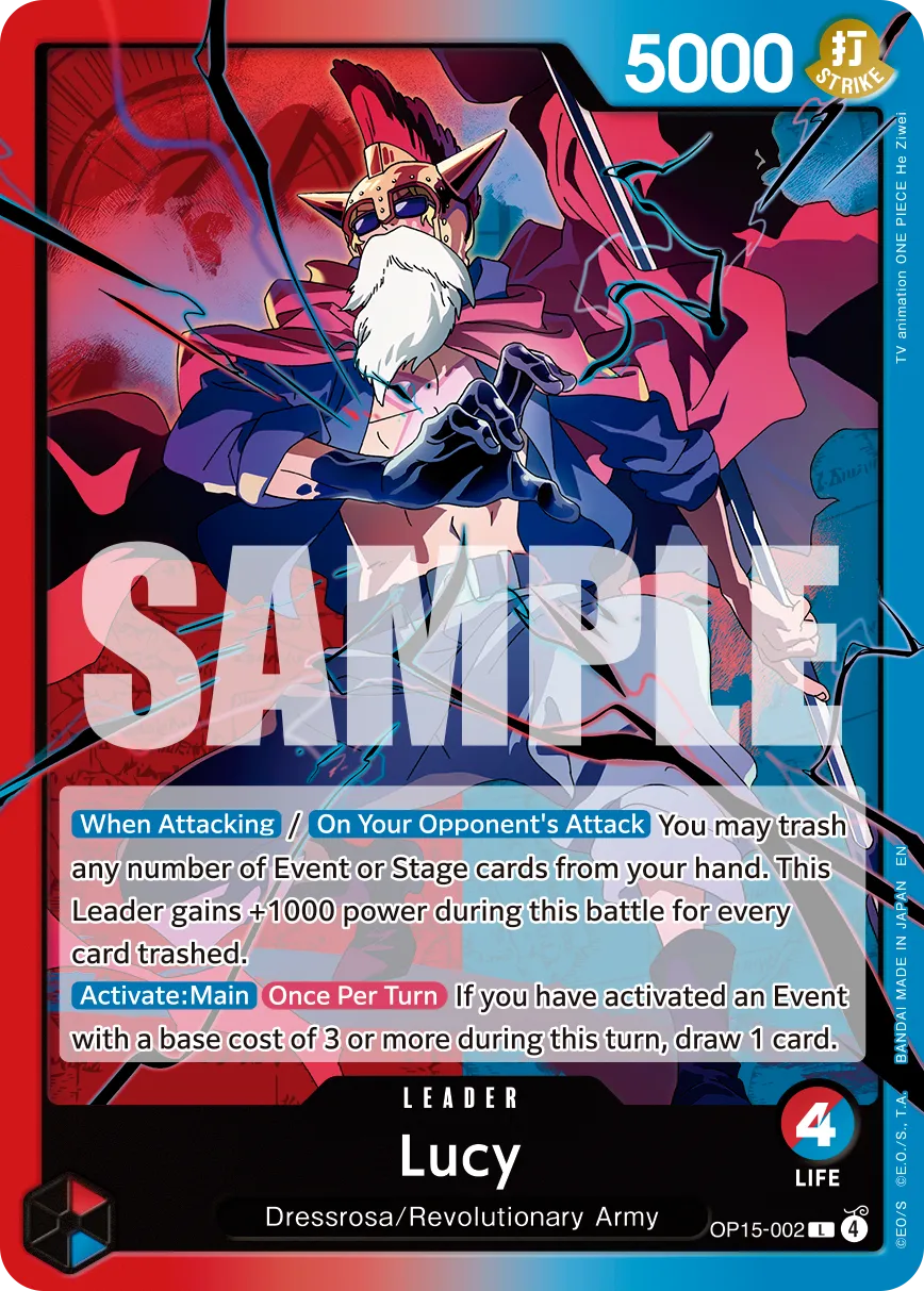 Card image of OP15-002 Lucy