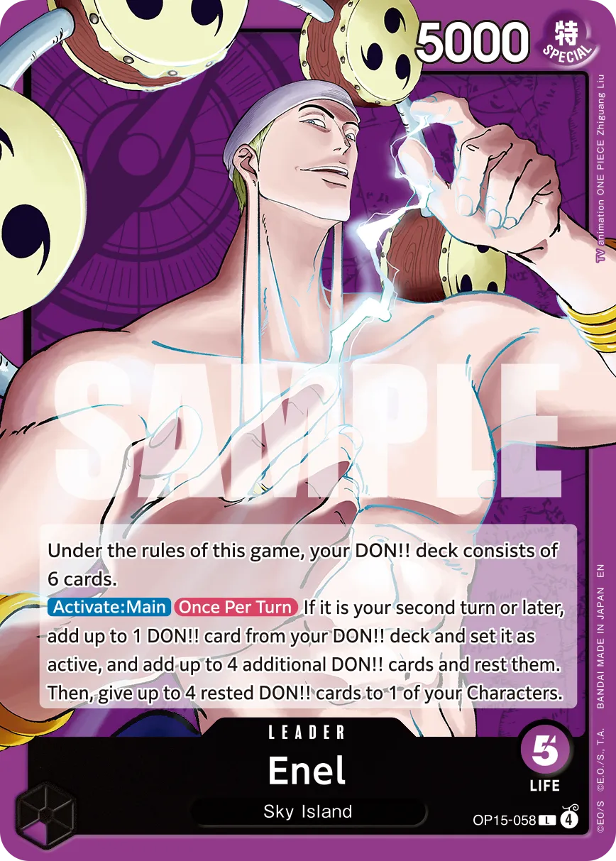 Card image of OP15-058 Enel
