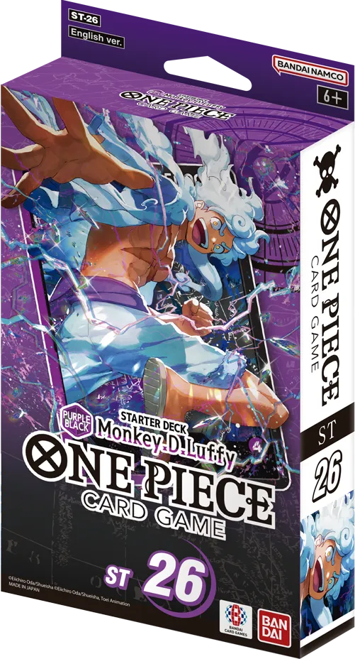 Product packaging image of STARTER DECK -PURPLE/BLACK Monkey.D.Luffy- [ST-26]