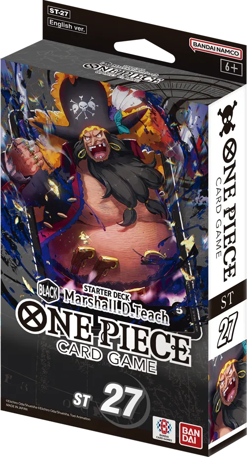Product packaging image of STARTER DECK -BLACK Marshall.D.Teach- [ST-27]
