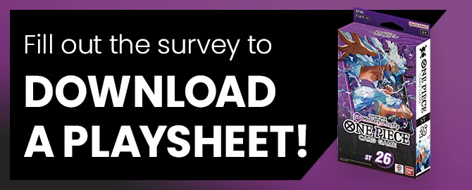 Fill out the survey to download a playsheet!