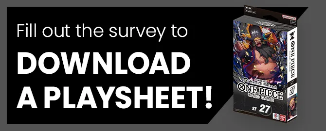 Fill out the survey to download a playsheet!