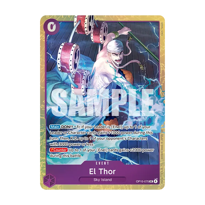 Card image of OP15-075 El Thor