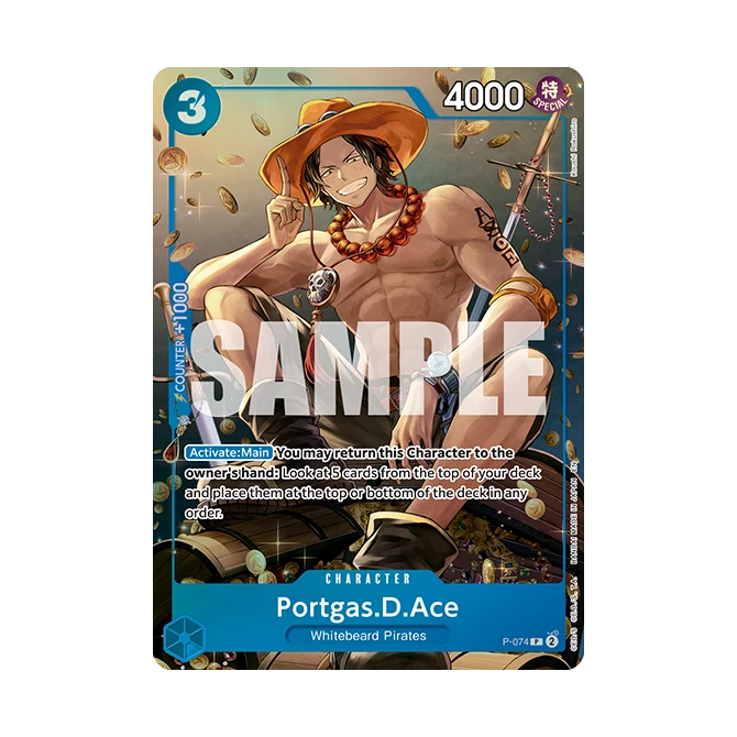 Card image of P-074 Portgas.D.Ace