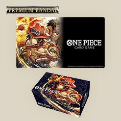 ONE PIECE CARD GAME Playmat and Storage Box Set -Portgas.D.Ace-